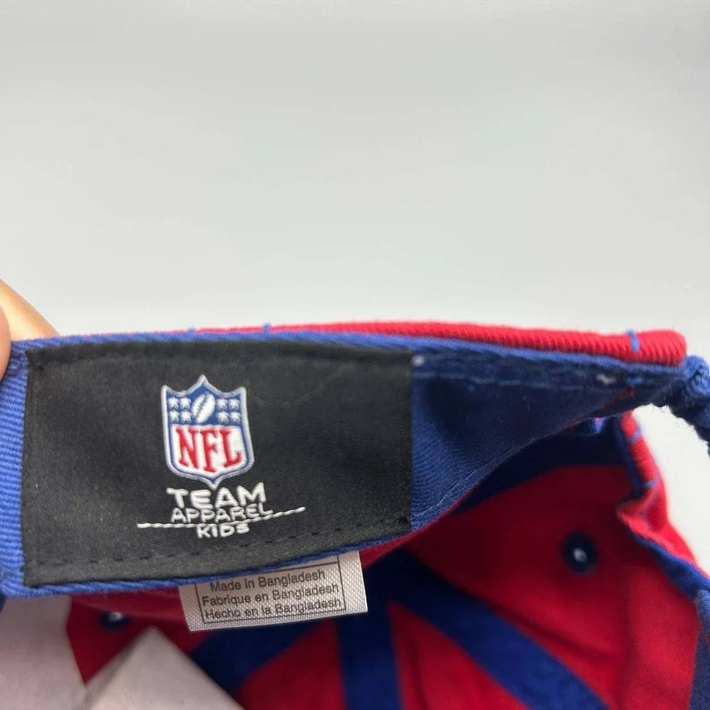 New York Giants Hat Kids Infant NFL Team Apparel Strap Back Cap Cotton‎ New